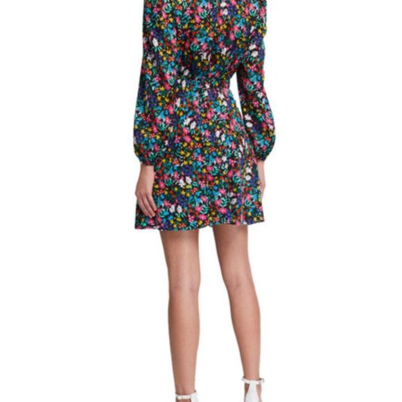 Milly Floral Silk Blend Dress - Picture 3 of 4